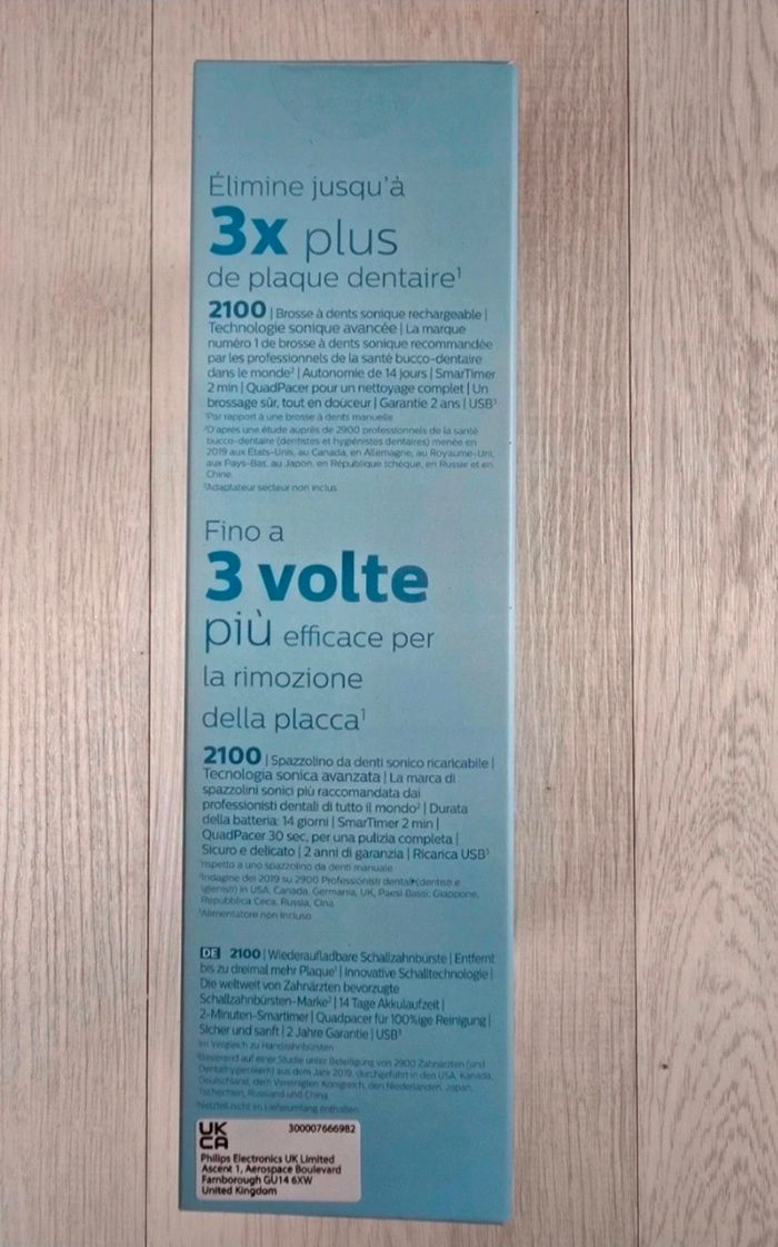 🌟 Brosse a dents électrique Philips Sonicare 2100 blanche 🌟 - photo numéro 3