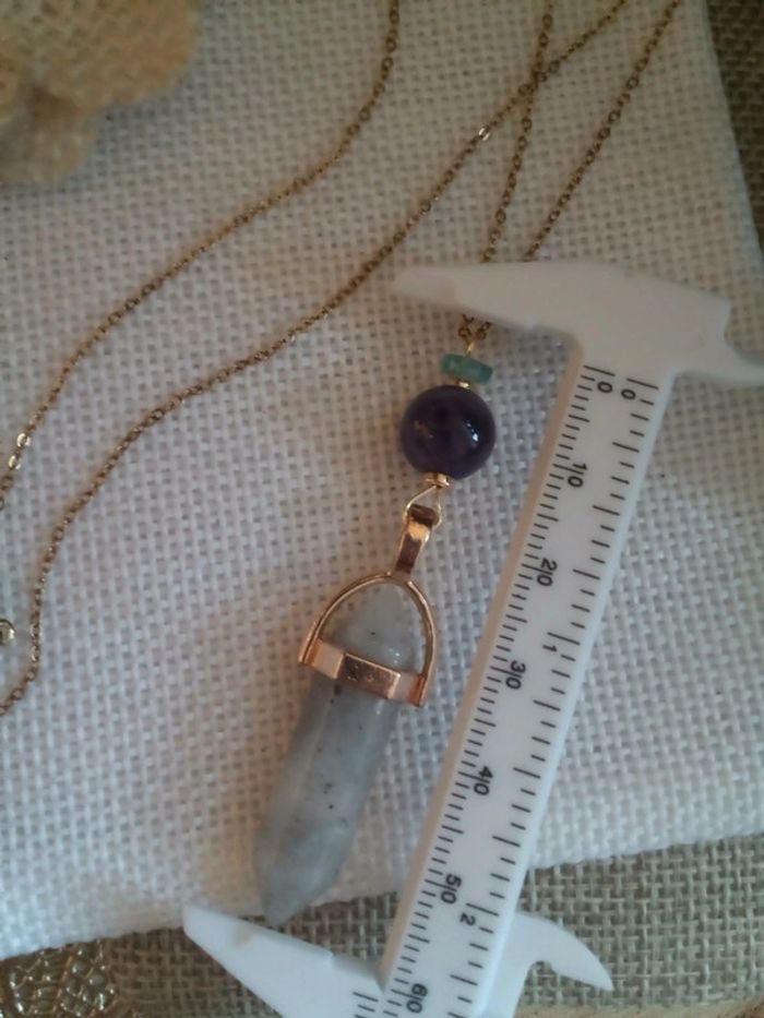 Collier en pierres naturelles semi précieuses - photo numéro 2