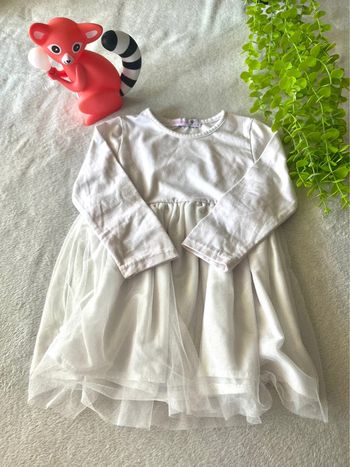 Très belle robe à longue manche bébé fille