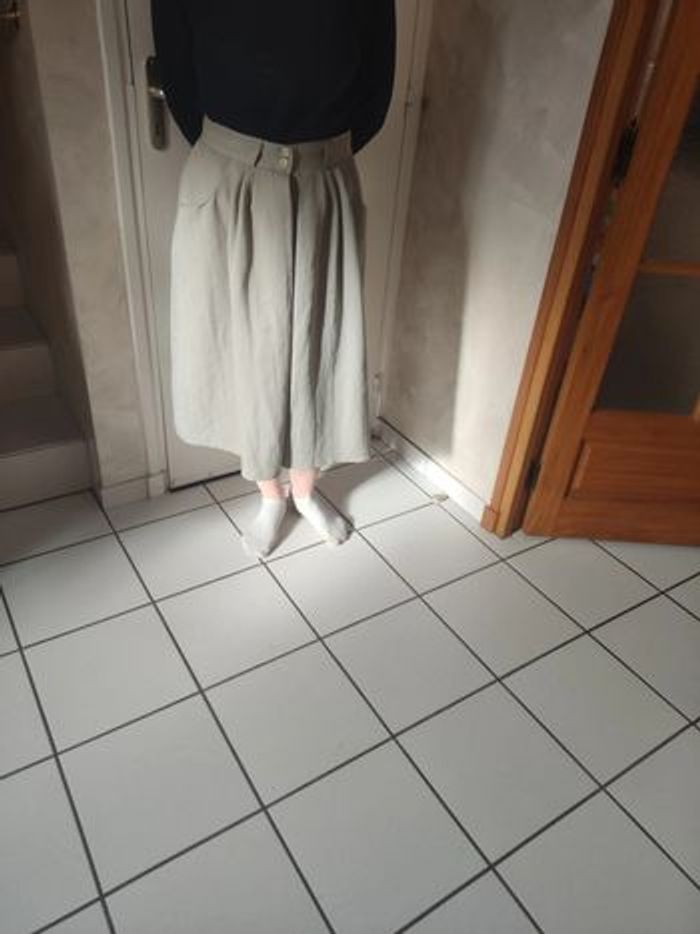 jupe ample kaki clair, 40 - photo numéro 2