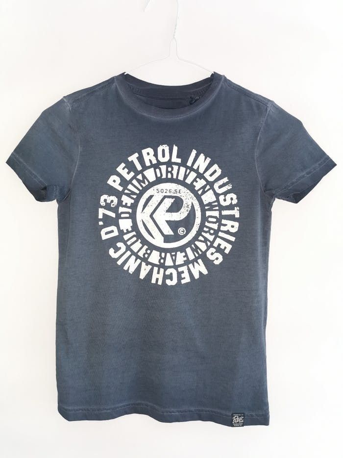 Tee-shirt bleu marine Petrol Industries 8/9 Ans
