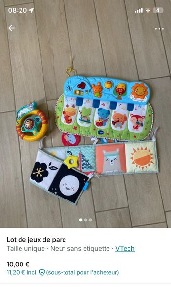 Jouets d’éveil parc