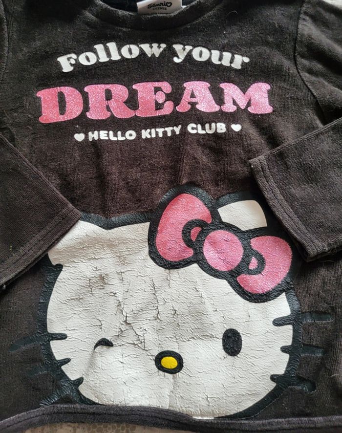 Haut de pyjama hello kitty 3 ans - photo numéro 2