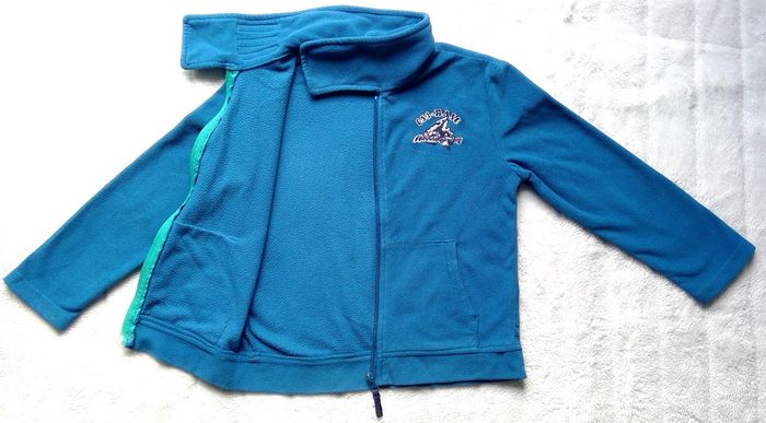 Polaire bleu en 5 ans