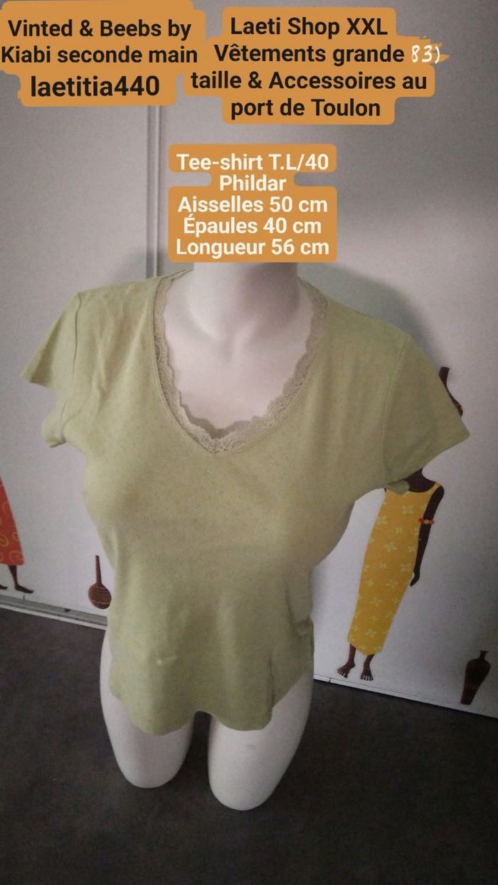 Tee-shirt femme T.40 Phildar
