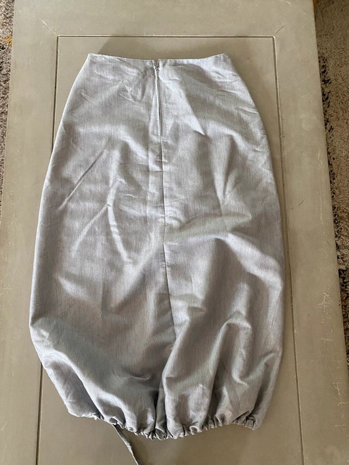 Jupe longue La City gris bleu clair taille 36 - photo numéro 14
