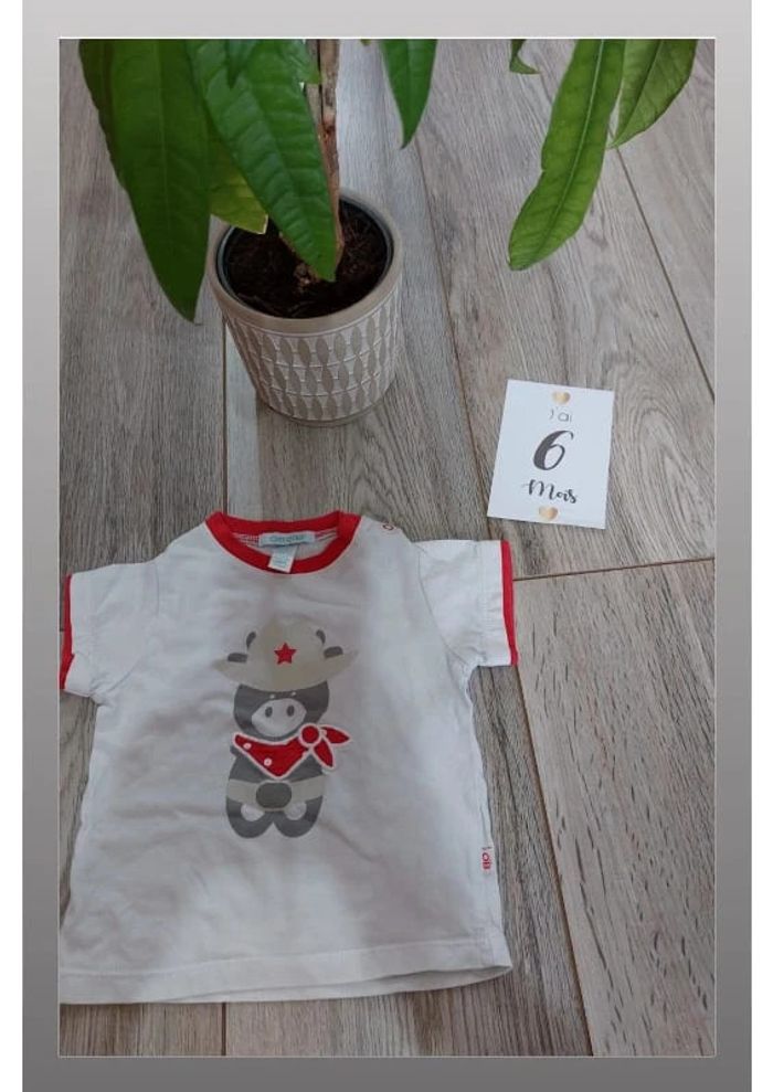 Tee shirt obaibi 6 mois