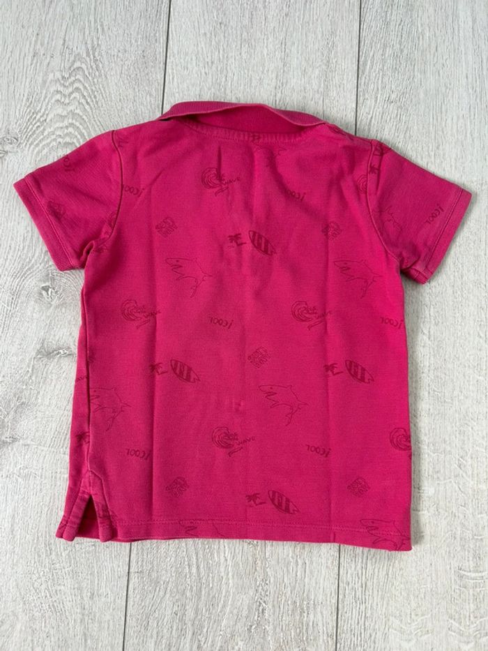 Polo rose garçon Tex 4/5 ans - photo numéro 3