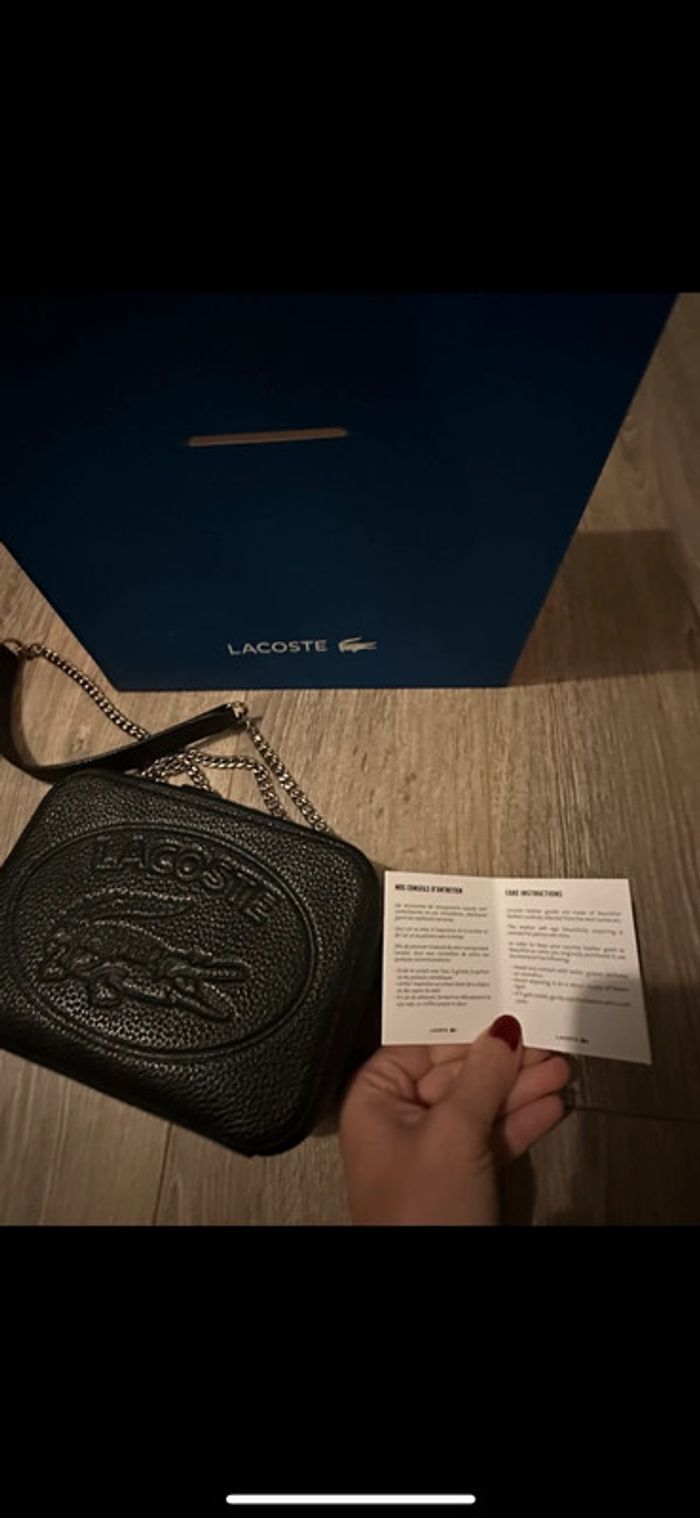 Petit sac porté épaule ou bandoulière Lacoste - photo numéro 9