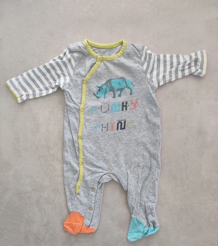 Lot de 4 pyjamas garçon - 3 mois - photo numéro 2