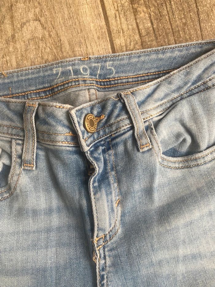 Jean Zara velu clair taille haute Zara z1975 - photo numéro 4