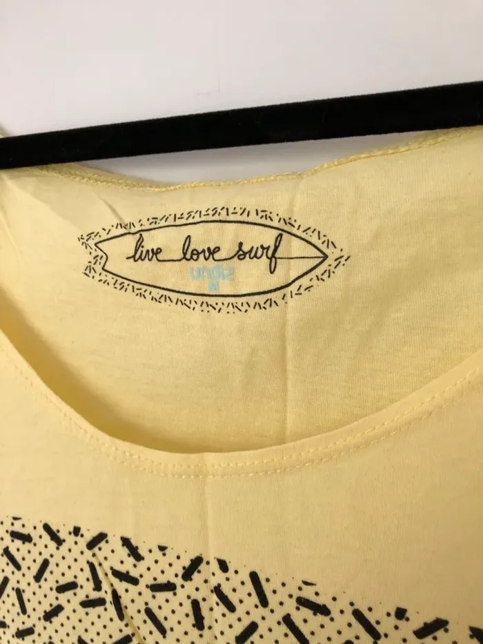 Débardeur court jaune Hawaï Undiz taille M - photo numéro 3
