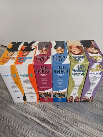 Lot de 6 coffrets ally mcbeal