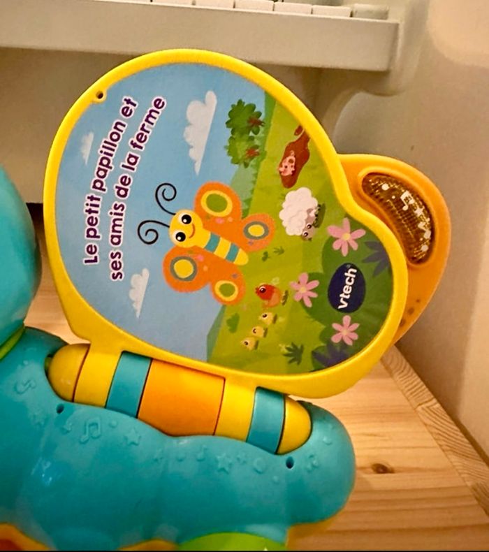 VTech - Rouli Livre Papillon – Jouet Musical et Livre Bébé/de 9 Mois à 3 Ans – Version FR - photo numéro 3