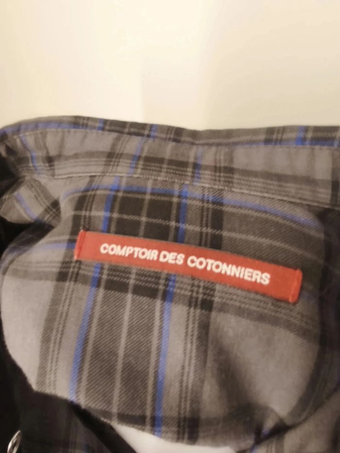 Chemise Comptoir des Cotonniers Femme Taille 38 Noir-Bleu - photo numéro 9