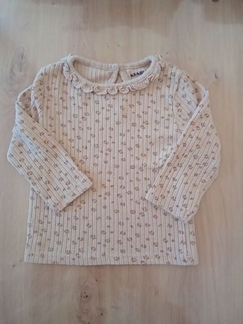 Tee shirt manches longues 12 mois 
