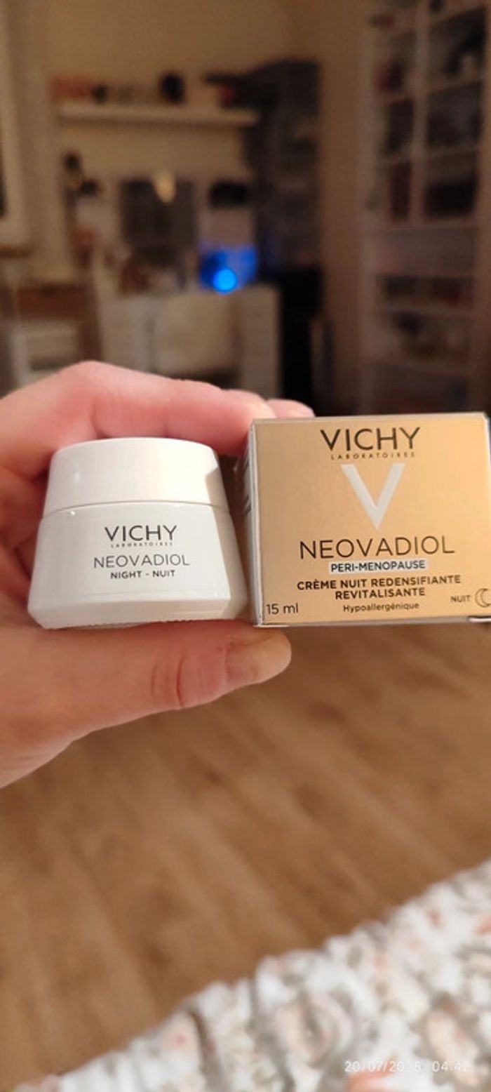 Vichy Neovadiol Peri-Menopause Crème Nuit Redensifiante Revitalisante Format Deluxe 15 ml