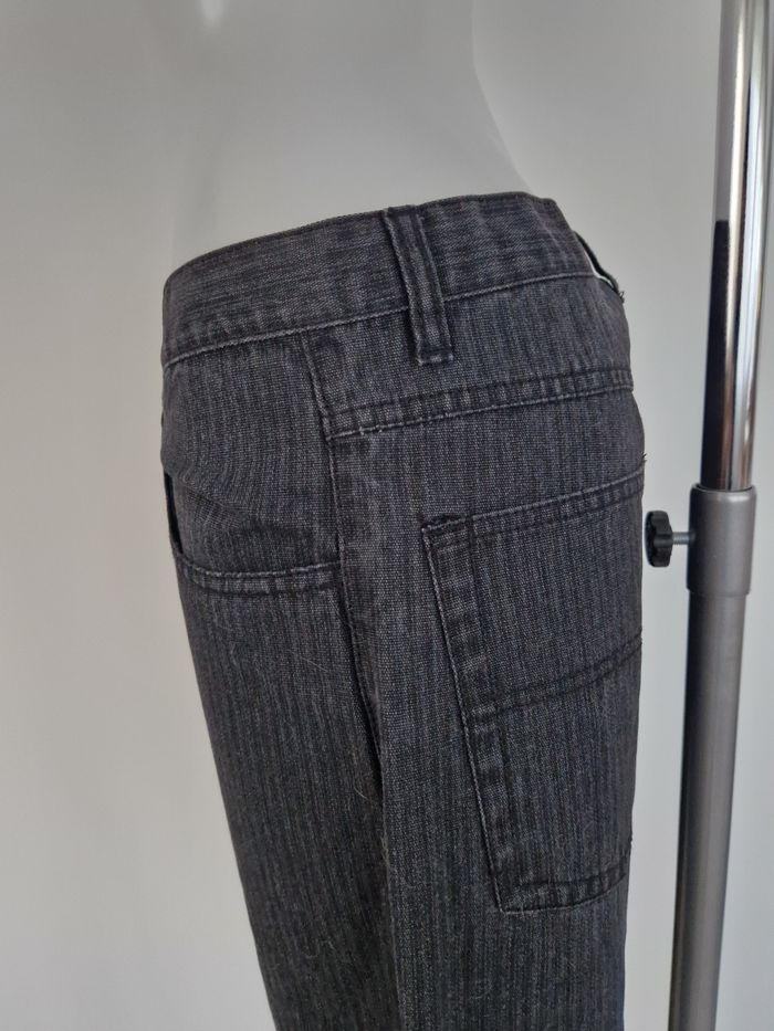 Pantalon homme noir à rayures grises Tissaia - photo numéro 5