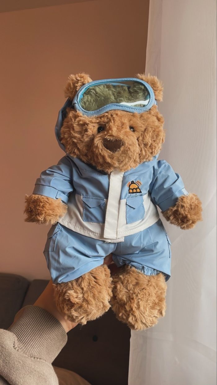 Peluche Jellycat Bartholomew Bear Snow Suit - photo numéro 2