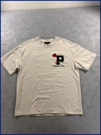T-shirt Project X Paris Beige florale Taille S