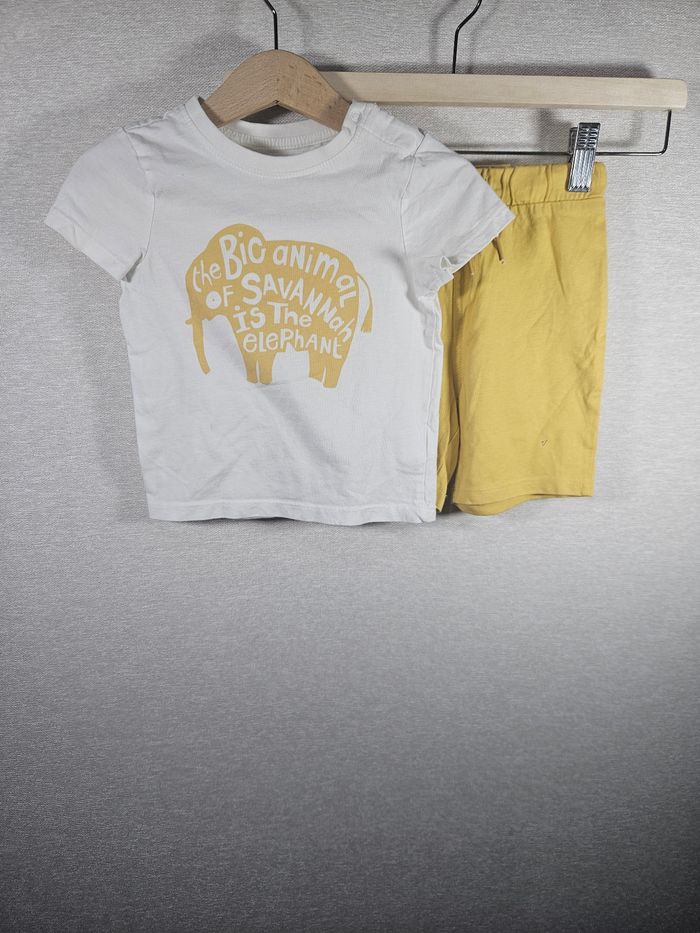 Ensemble t-shirt short orchestra 23 mois