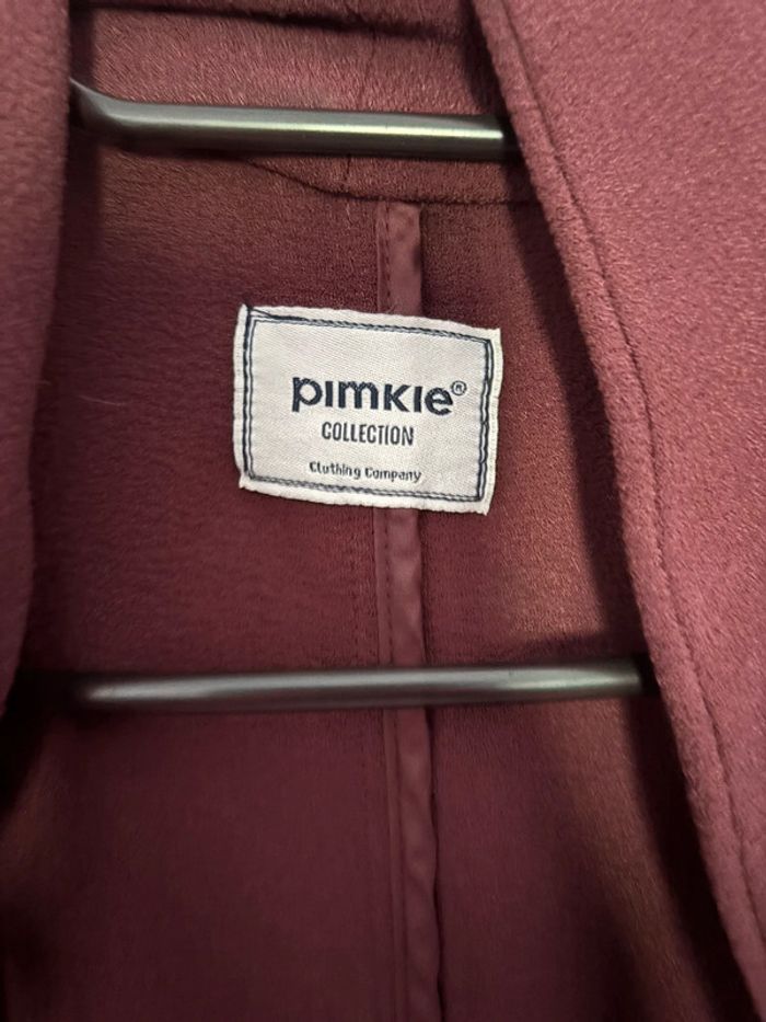 Blazer pimkie bordeaux taille L - photo numéro 4