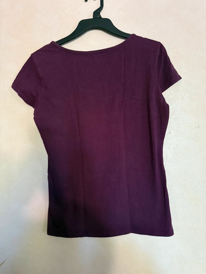 Tee shirt violet - photo numéro 3