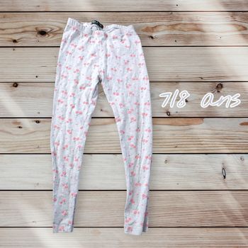 🍒 legging imprimé cerises – confort & douceur – 7/8 ans Tex🍒
