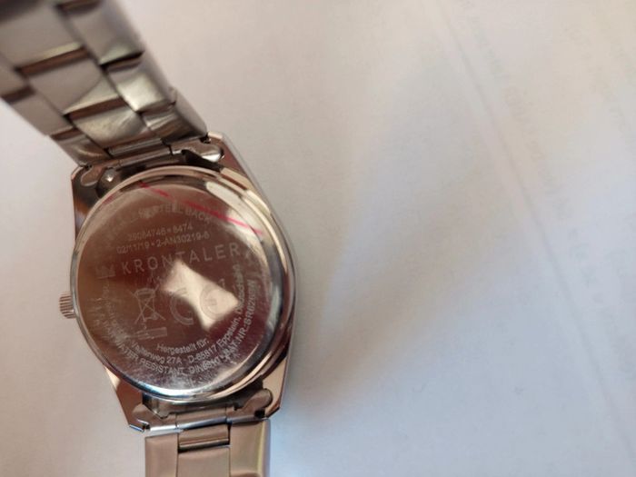 Montre homme à quartz à aiguilles acier - photo numéro 3