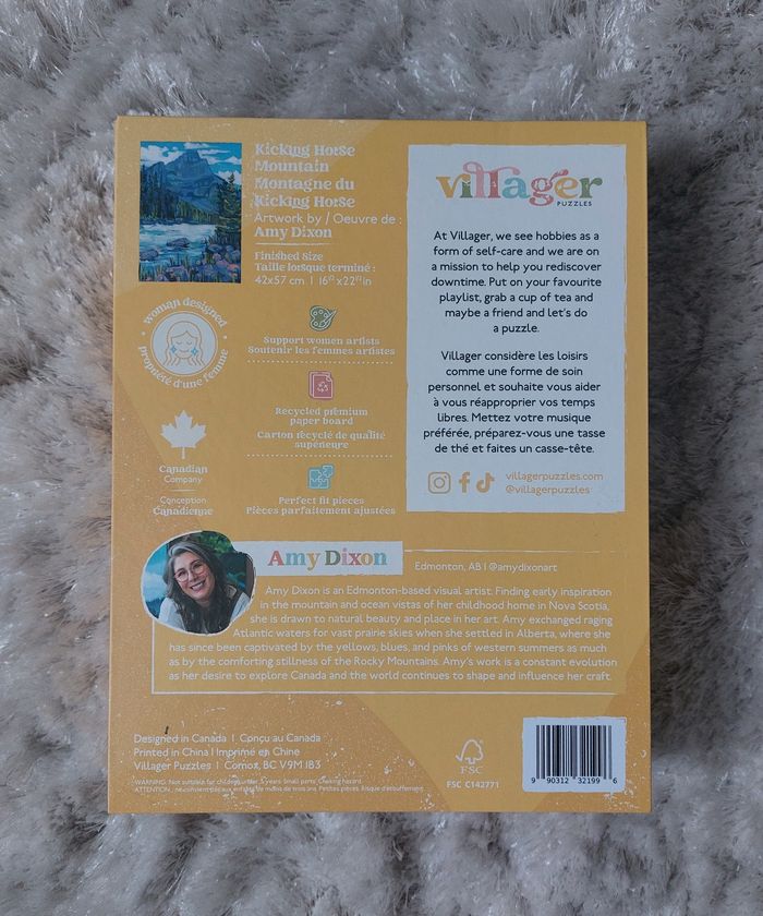 Puzzle "Montagne du Kicking Horse" 500 pièces - Villager puzzles - photo numéro 3