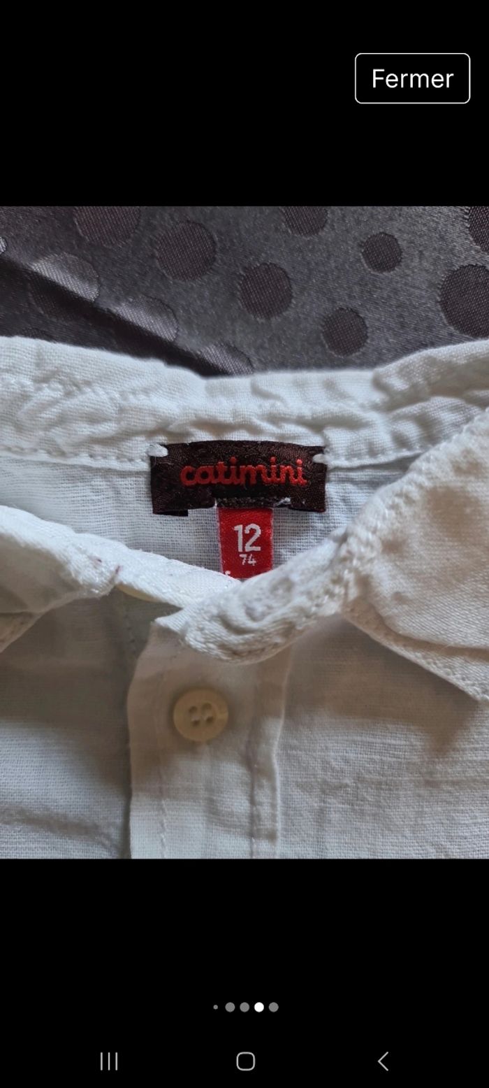 Chemise taille 12 mois - photo numéro 5