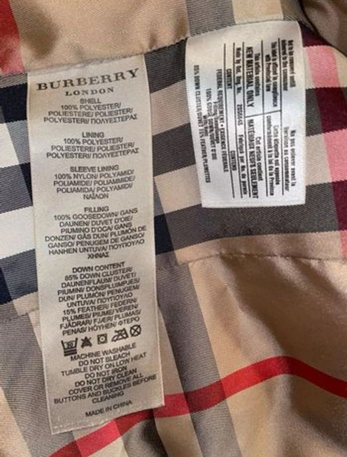 Doudoune #burberry#taille 40/42 - photo numéro 3
