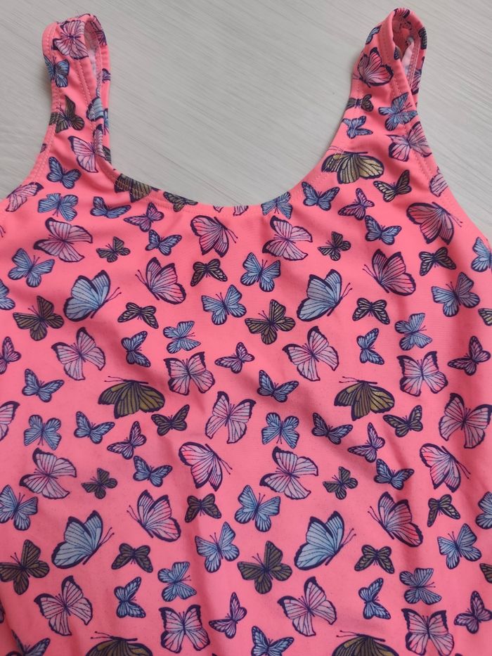 Maillot de bain fille 8 ans motif papillon - photo numéro 2
