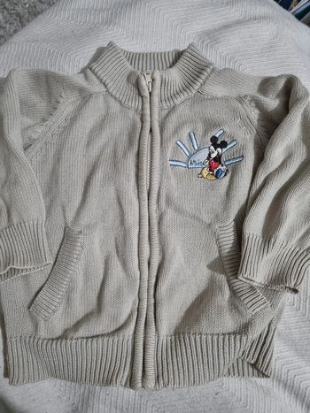 Gilet beige disney mickey 18 mois