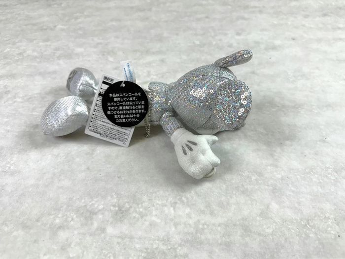 Peluche d’épaule Disney Mickey Sequin argent 20th anniversary Tokyo Disneyland - photo numéro 15