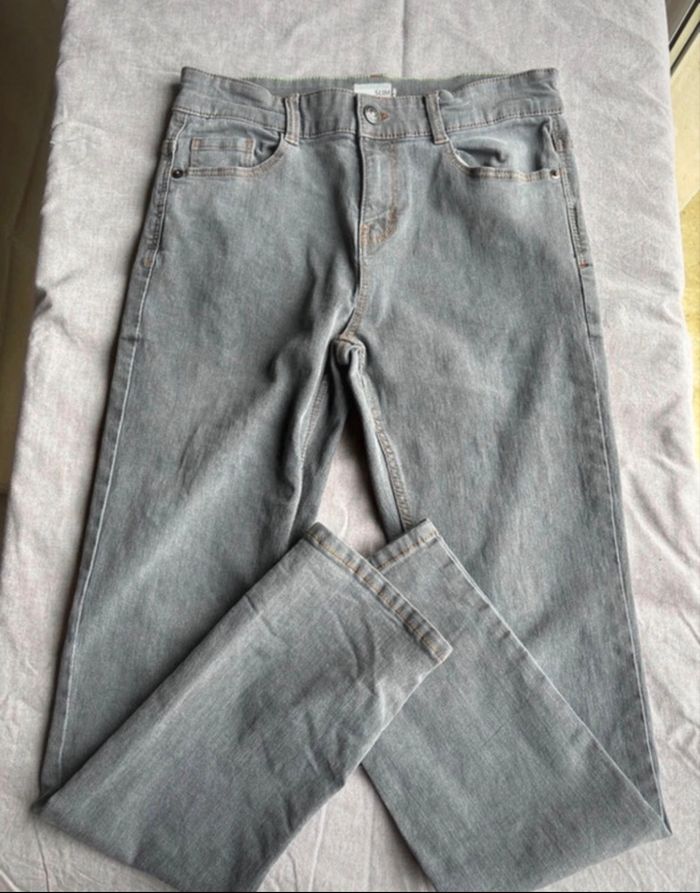 Lot 3 jeans fille 12 ans Parfait état - photo numéro 6