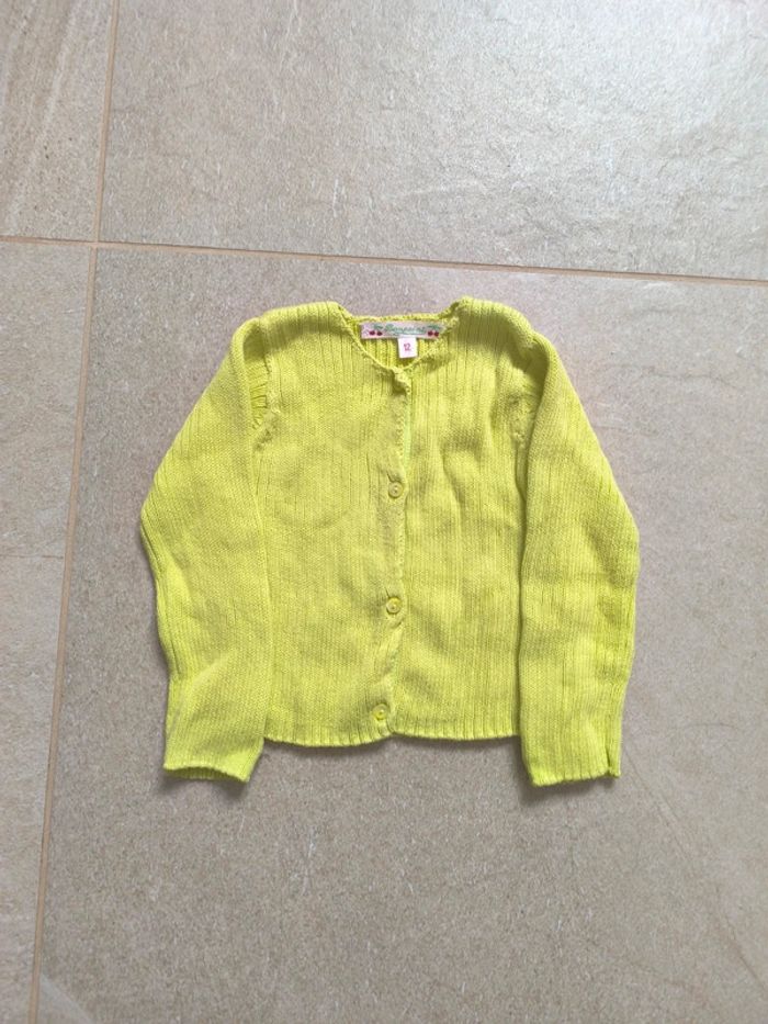 Gilet Bonpoint vert 12 mois