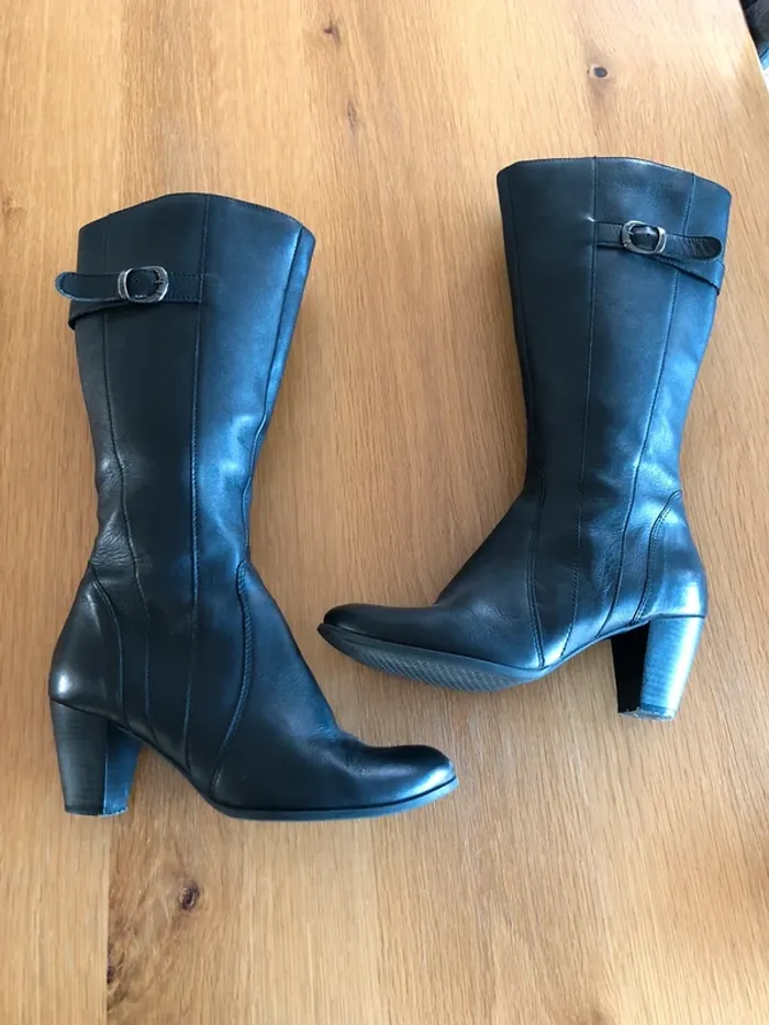 Bottes cuir femme