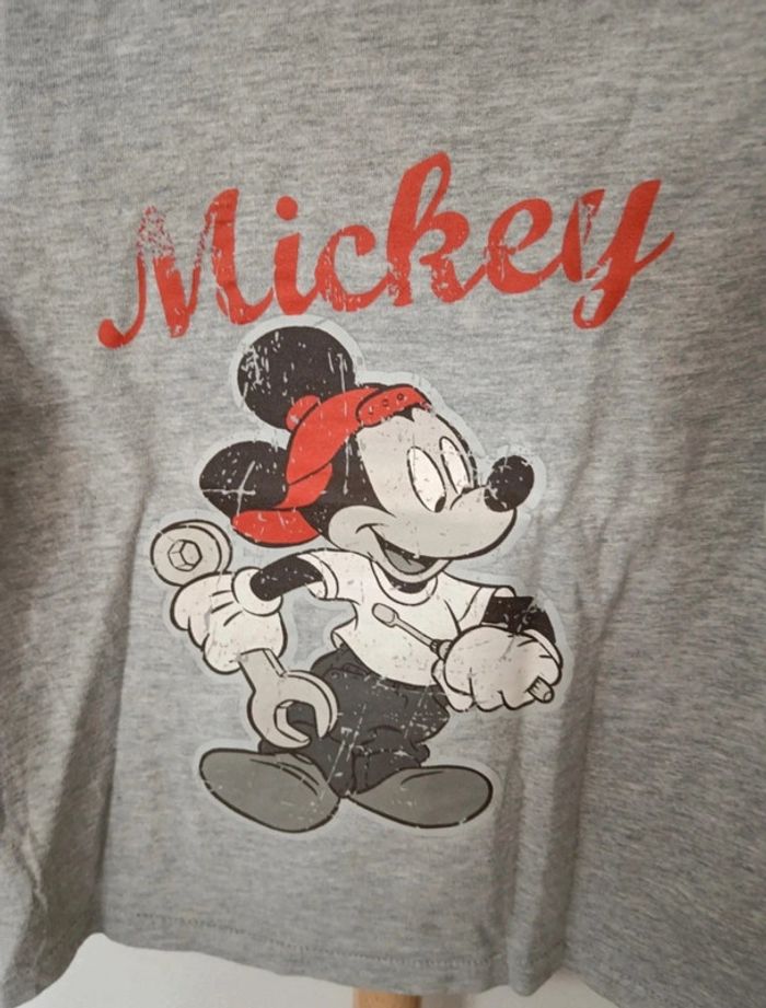 Lot t-shirt manche longue disney mickey - photo numéro 5