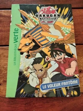 Livre le voleur fantôme Bakugan bibliothèque verte hachette jeunesse