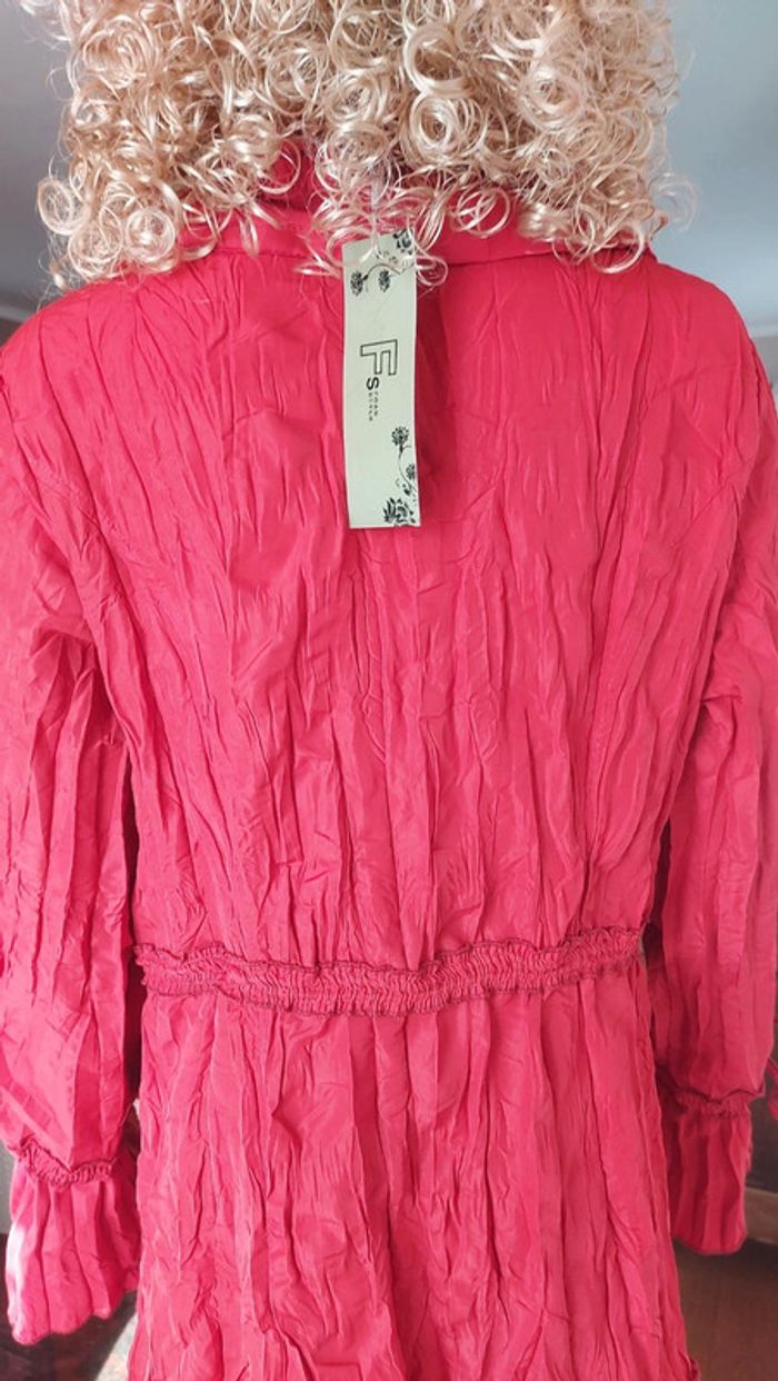 Pardessus rouge, léger FranStyle fr 44 neuf - photo numéro 6