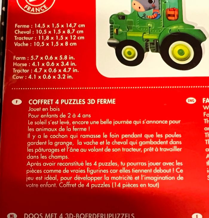 4 puzzles nous en 3D Janod - photo numéro 4