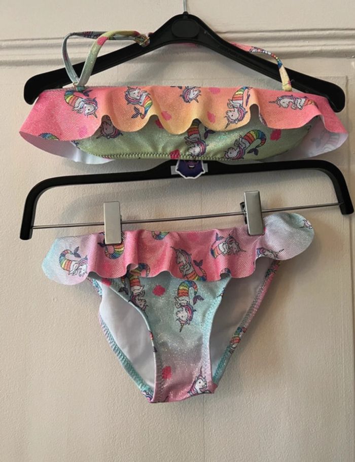 Maillot de bain 2 pièces irisé licornes taille 9/10 ans - Yes!DoKid's - photo numéro 2