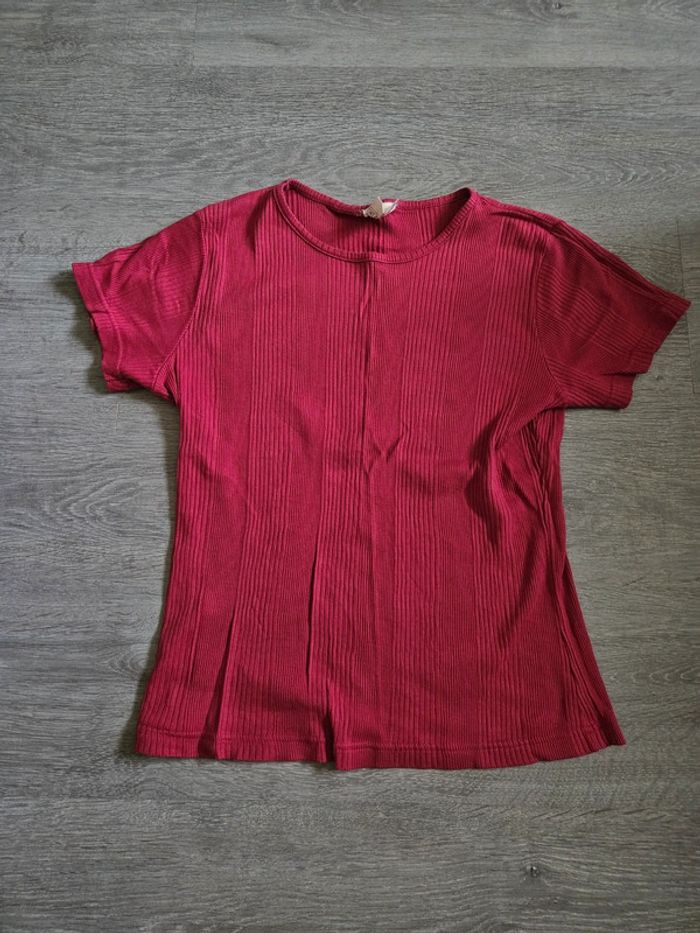 T-shirt femme manches courtes 100 % coton