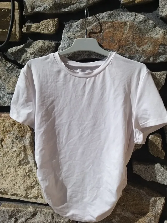 Tee-shirt blanc femme