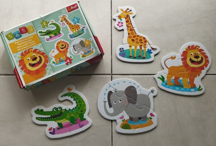 Coffret mes premiers puzzles animaux