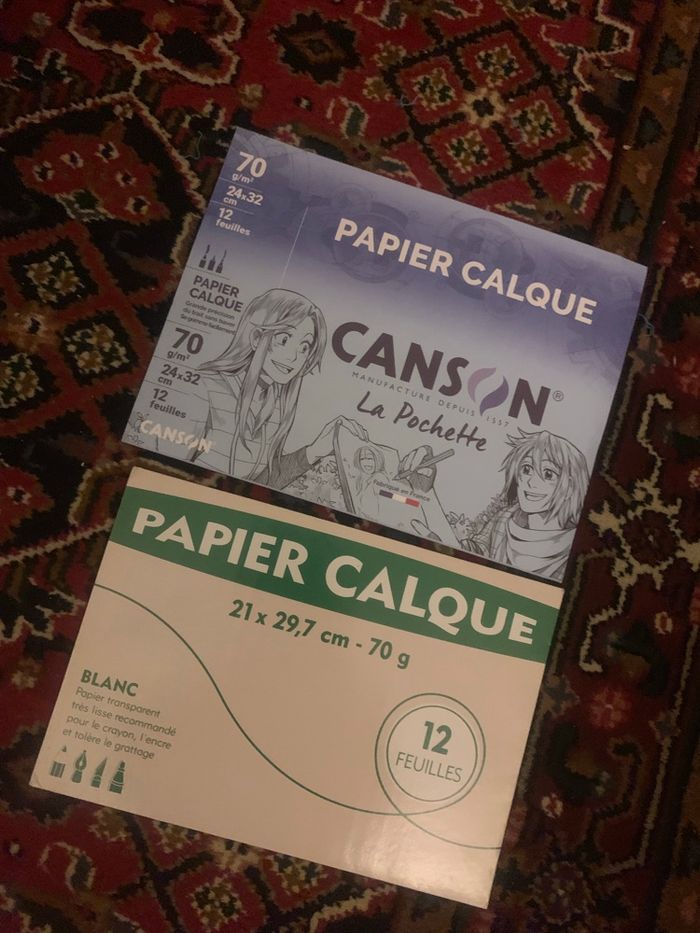 Lot de 2 paquet de calque - photo numéro 3