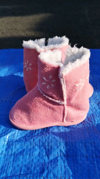 Bottines souple rose 17