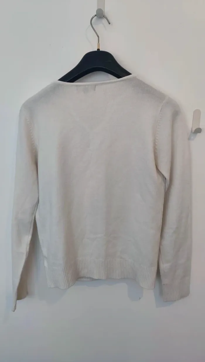 Pull blanc Renatto bene T2 - photo numéro 5