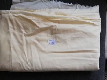 Tissu crème 1m50 x 1m85